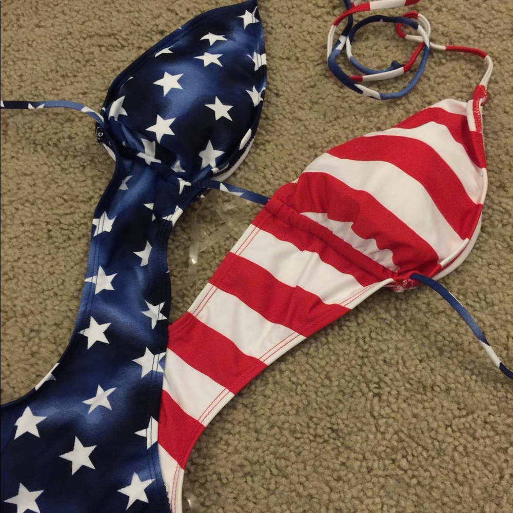 American Flag Monokini